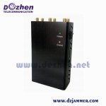 Selectable 6 Watt Portable 6 Antenna 3G Lojack Gpsl1 Gpsl2 Gpsl5 Mobile Phone Signal Jammer