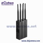 WiFi GPS 3G 4G Wimax Mobile Phone Signal Jammer 6 watt 6 Bands Gps Signal Blocker With AC Adapter