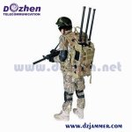 High Power GPS WIFI Cell Phone Signal Backpack Jammer 4 Bands 200M VIP Protection Security Phone Jammer 200W