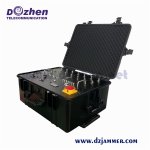 Mobile Phone 700W  Portable Signal Jammer Multi - Band Walky - Talky Output Power Selectable 14 Bands