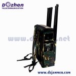 Backpack Portable 8 Antennas GPS WiFi 3G 4glte 4gwimax Mobile Phone Signal Jammer