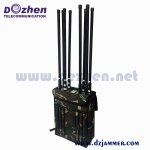 Backpack Portable 8 Antennas GPS WiFi 3G 4glte 4gwimax Mobile Phone Signal Jammer