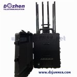 GSM RF Blocking 500 Meters Portable Cell Phone 8 Bands Signal Jammer