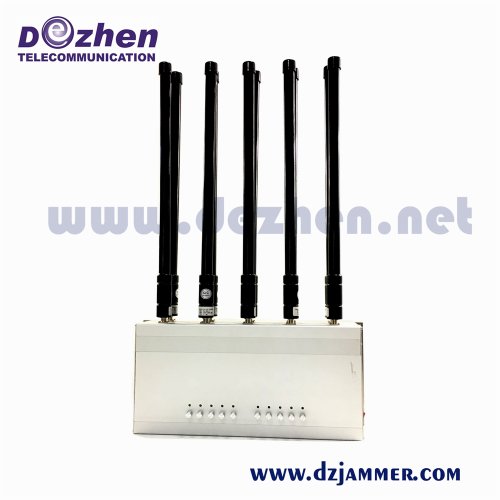 Indoor 10 Bands Adjustable All GSM CDMA 3G 4G Cell Phone UHF VHF WiFi GPS Lojack Signal Jammer