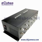  Jamming Rang 50m High Power Indoor GSM 3G 4G 5g Phone Jammer 10 BANDS WiFi GPS Lojack UHF VHF Signal Jammer