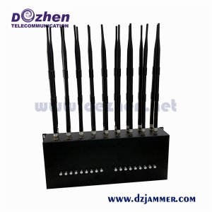 Indoor 18 Bands All Wireless Signal Jammer Blocking Range up to 50 Meters