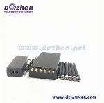 12 Channels Worldwide Cell Phone Signal Jammer Blocking CDMA GSM DCS PCS 3G 4G WiFi GPS 12 Watt Handheld Jammer