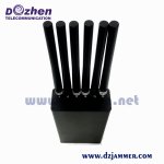 6 Antenna 6W Portable Handheld 2G 3G 4G Phone Signal Jammer