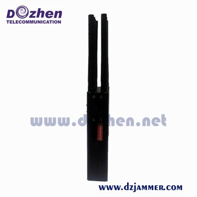 Newest 8 Antenna Handheld Type 3G 4GLTE 4GWIMAX Cell Phone Signal Jammer 8Watt