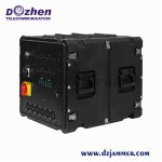 20 - 3600MHz Portable Military Vehicle Bomb Jammer 11 Bands DDS High Power Cell Phone SIgnal Jammer 600 Watt