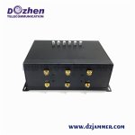 Cell Phone 3G 4G signal Jammer Adjustable High Power 6 Antenna