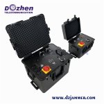 High Power Vehicle Jammer Shockproof WIFI / Cell Phone Multi Band Jammer