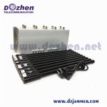 Indoor 10 Bands Adjustable All GSM CDMA 3G 4G Cell Phone UHF VHF WiFi GPS Lojack Signal Jammer