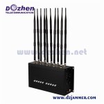 10 bands Adjustable All Mobile Phone & WIFI GPS Signal Jammer