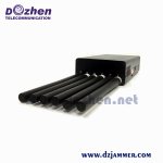 6 Bands Black Portable High Power 6 Watt 3G 4GLte Mobile Phone Jammer