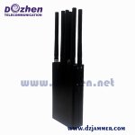 WiFi 3G Mobile Phone Blocker 8 Antenna 3600mA/h Li- ion Battery 8 Watt