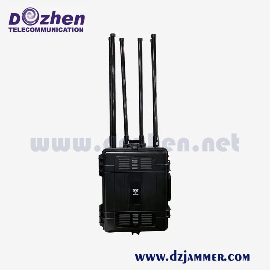 Anti Uav Drone Signal Jammer Shooting Remote Control 2.5km Outdoor Installation