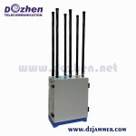 WIFI GPS Cover 6 Bands 180 Degrees Anti Drone Jammer wifi signal jammer