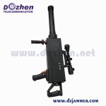 Drone System 1.5km Portable Uav Signal Gun Jammer 2.4G 5.8g GPS WiFi Jammer