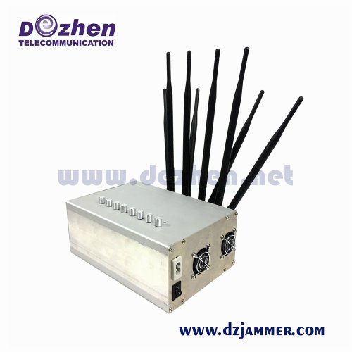 4G 5G Cell phone Signal Jammer WiFi Jammer 8 Antenna