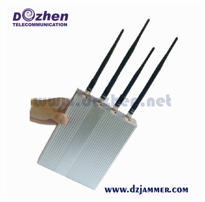 New Style High Power 4 BANDS Desktop Cell Phone Jammer - CDMA/3G/GSM/DCS/PCS device to jam cell phone signals