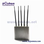 5 Antenna Cell Phone Signal Jammer 20 Wattage With Outer Detacha