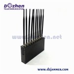 Worldwide 10 antenna GSM 3G 4G 5G Cell Phone Jammer GPS WiFi Lojack Signal Jammer