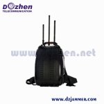 CDMA GSM GPS WIFI 5.8G Military Backpack 5 bands High Power Drone Signal Jammer 110 Watt