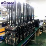 200M High Power VIP Protection Security 8 Bands GPS WIFI Cell Phone Signal Backpack Jammer 720 Watt