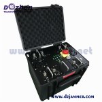 800w 8 Bands Vehicle Jammer Customized Frequency Designed For Cell Phones