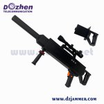 WiFi GPS Rifle Anti Drone up to 2000 Meters Drone Gun-Type Drone Jammer