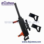 GPS WiFi2.4G 5.8g Military Handheld Drone Uav Jammer with High Effective Power