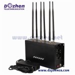 Adjustable Cell Phone Jammer VHF UHF Walkie-Talkie Jammer