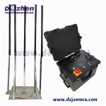 High Power Vehicle Jammer Shockproof WIFI / Cell Phone Multi Band Jammer