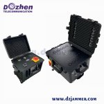 20 - 3600MHz Portable Military Vehicle Bomb Jammer DDS High Power Cell Phone SIgnal Jammer