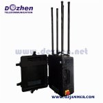 Moible phone 5 Bands Portable 4G WiFi GPS Signal Jammer Omni or Directional Antennas