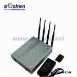 Cell Phone Jammer GSM CDMA DCS 3G Signal Jammer 4 antenna Selectable