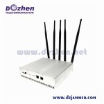 5 Band Adjustable 3G 4G Cellphone Jammer with Remote Control