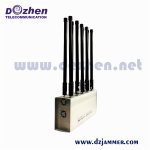 DCS 4G 5G WIFI 10 bands Adjustable All Cell phone signal Jammer