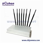 Celluar 3G 4G 5G Cell phone WiFi Signal Jammer Indoor use Adjustable Powerful