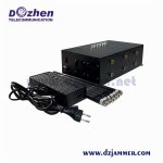 High Power 6 Bands Adjustable Customized Frequency GPS 3G 4G 5g All Cell Phone Signal Jammer