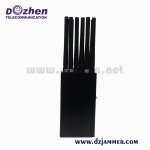 World 12 Bands Full All in One Cell Phone Signal Jammer Blockingcellphone GPS WiFi with Remote Control 12 Watt