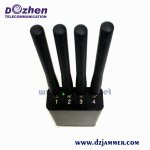 DCS / PHS 30dBm Cellular Signal Jammer Hand 1 Antenna Cell Phone Jammer 1 Watt