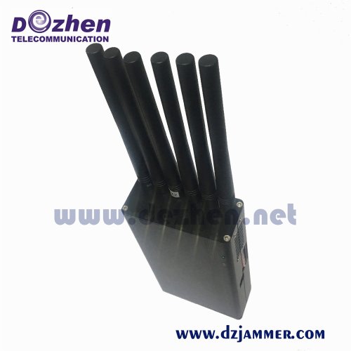 Handheld 6 Bands Portable GPS Jammer (GPS L1/L2/L3/L4/L5) and Glongss L1/L2 jammer 6 Watt