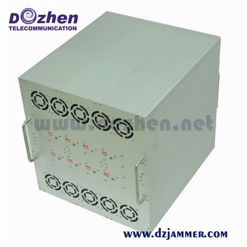 Military Vehicle Bomb Jammer , Portable Frequency Cell Phone Signal Jammer