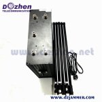 VIP Protection 5.8G 220W Cell Phone Signal Jammer 5 bands antenna Jammer