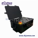 Mobile Phone 700W  Portable Signal Jammer Multi - Band Walky - Talky Output Power Selectable 14 Bands