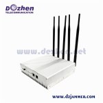 5 Antenna Cell Phone Signal Jammer 20 Wattage With Outer Detacha