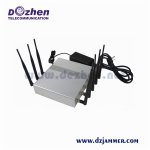 8 Bands Adjustable Powerful Multi-functional 3G 4G Phone Blocker & RF Jammer (315/433/868MHz) 