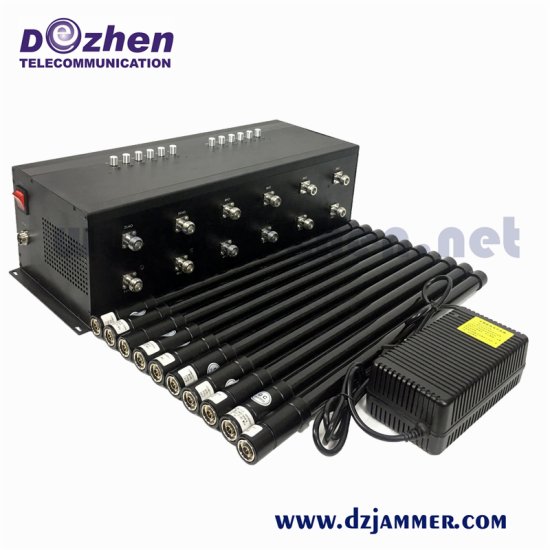 60 Watt 12 Band Jammer GSM Dcs 3G 4G Cell Phone Signal WiFi GPS and RF Jammer - Click Image to Close